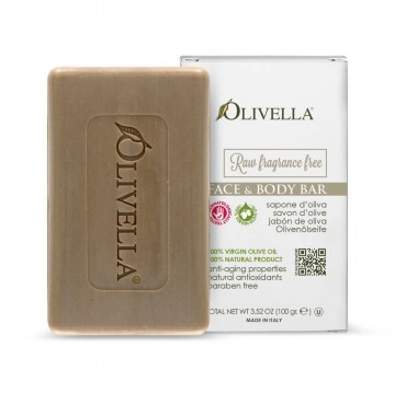 Olijfzeep van 100 olijfolie zonder geur  olivella 100g