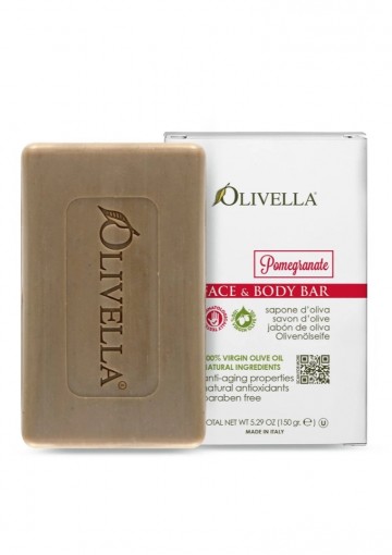 Olivella olijfzeep granaatappel 150 gram